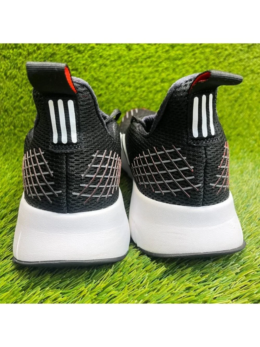 Adidas Asweego Mens Size 13 Black White Athletic Running Walking Shoes Sneakers